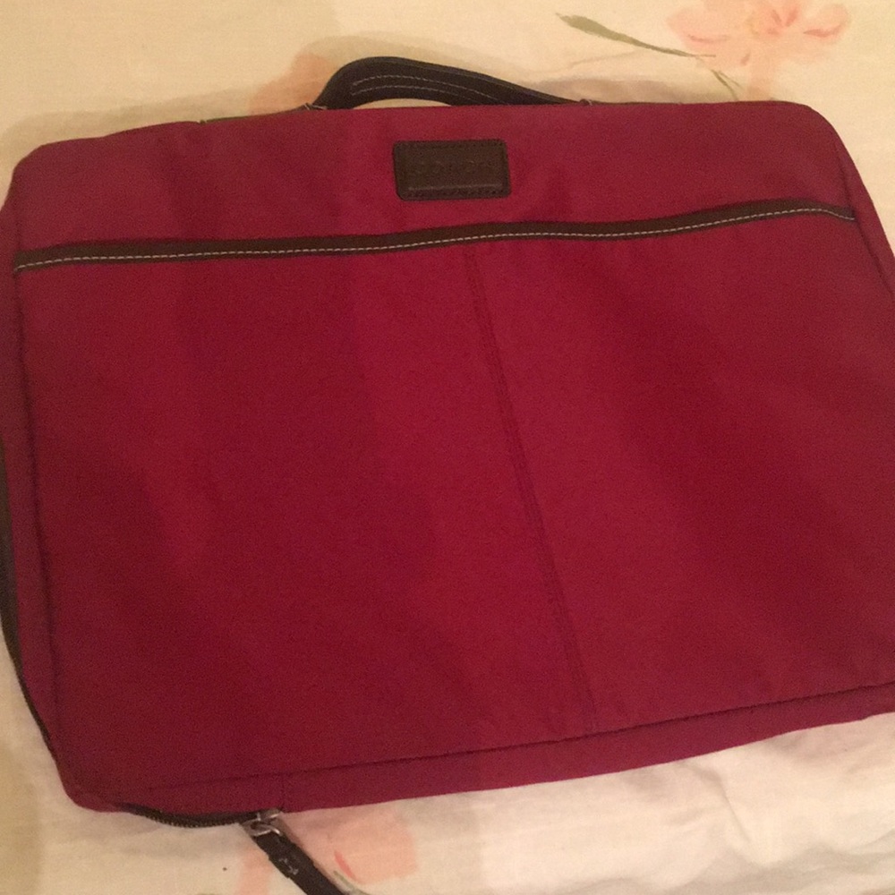 Coach laptop case
